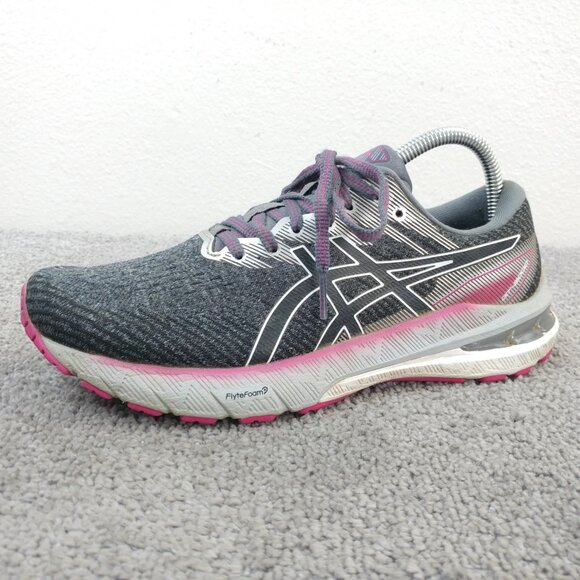 Asics GT 2000 10 Womens Size 8 Running Shoes Gray Pink Sneakers Low Top Athletic - Picture 5 of 12